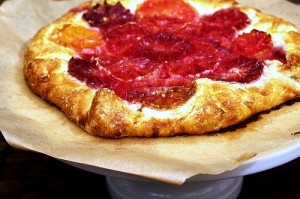 blood orange tarte